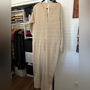 Lululemon jumpsuit, beige, size 12